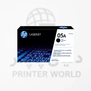 کارتریج 05A HP اورجینال مشکی با کیفیت چاپ بالا و گارانتی ۱ ساله دنیای پرینتر