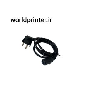 کابل پاور سه‌شاخه مدل C13 مخصوص پرینتر و کیس کامپیوتر
