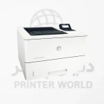 پرینتر HP M506dn استوک دنیای پرینتر در حال چاپ دو رو اتوماتیک با کیفیت بالا و کارتریج سازگار استاندارد 🖤🖨️♻️