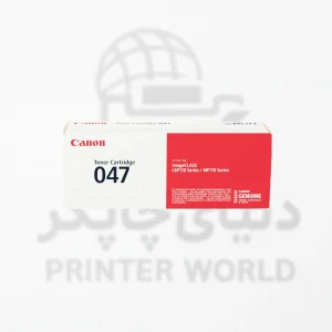 کارتریج 047 Canon اورجینال مشکی با گارانتی یک‌ساله دنیای پرینتر – مناسب چاپ حرفه‌ای و یکنواخت اسناد اداری